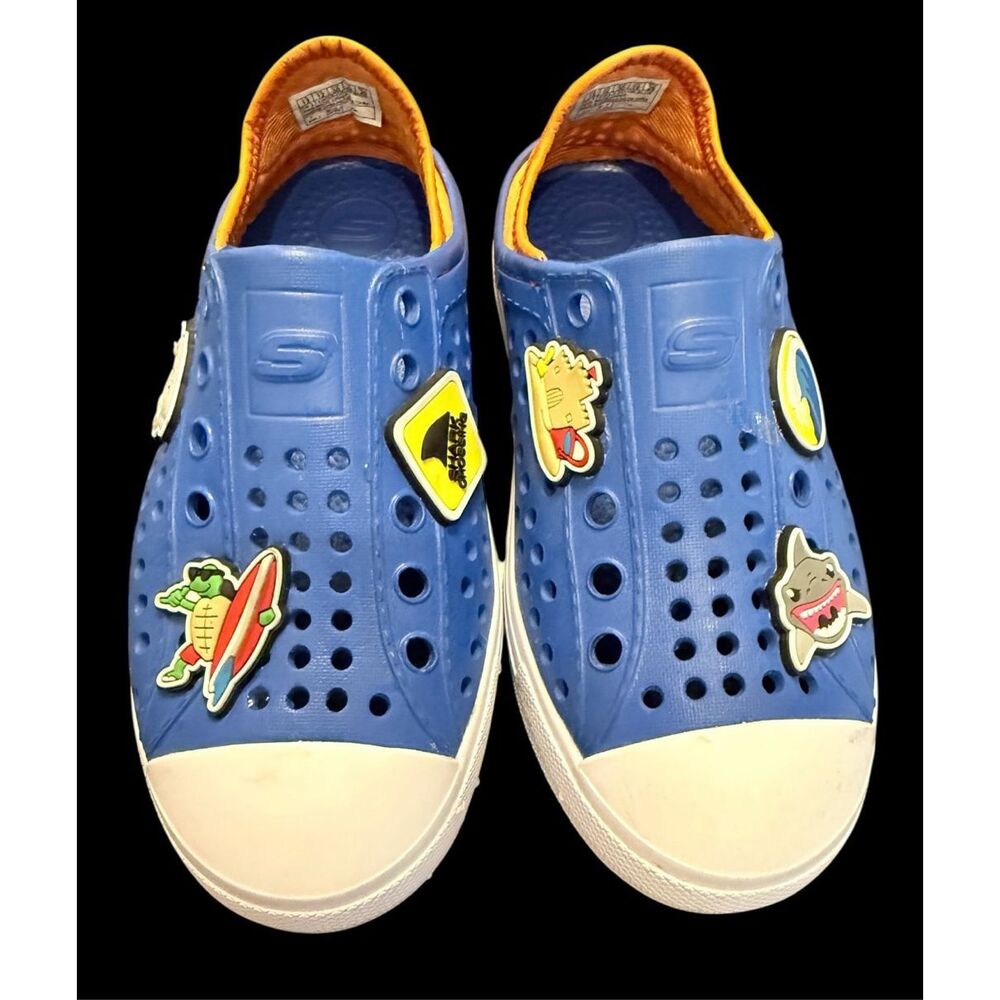 Sketchers Skechers Boys Foamies Flexible Molded Slip-On Shoe Sz. 13 Lightweight
